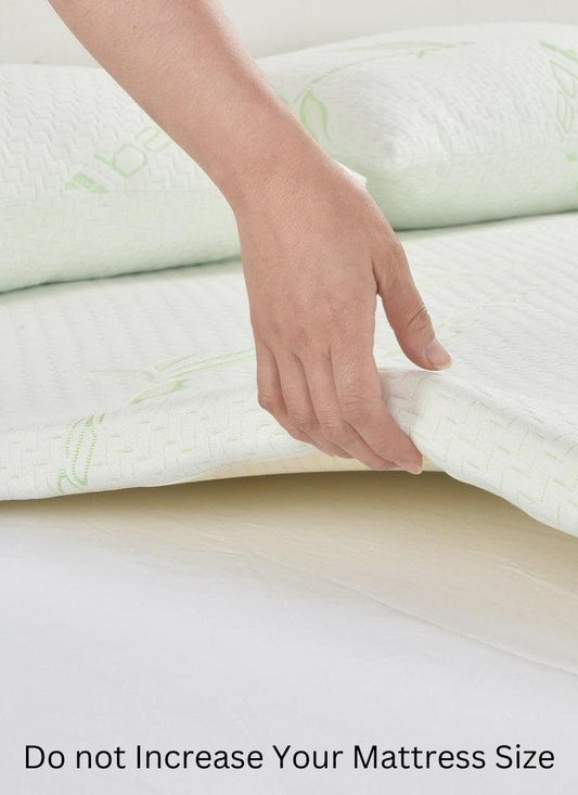 40D Bamboo Mattress Topper 2.5 Gel Memory Foam, Anti Slip Memory Foam , 300gsm by Heaven High
