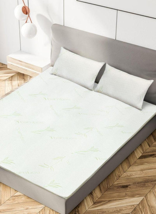 Bamboo Mattress Topper 2.5cm Anti Slip Gel Memory Foam