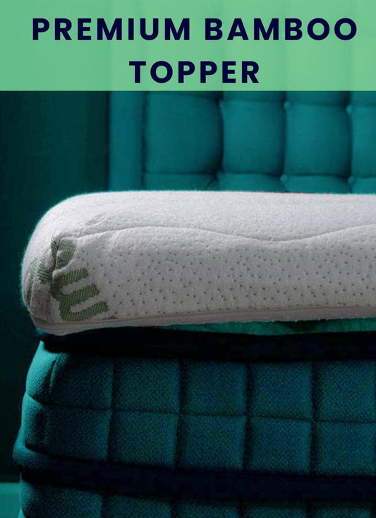 Bamboo Mattress Topper 2.5cm Anti Slip Gel Memory Foam