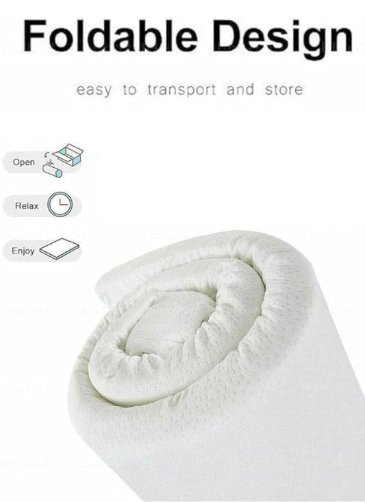 Bamboo Mattress Topper 2.5cm Anti Slip Gel Memory Foam