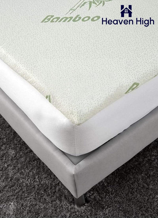 40D Bamboo Mattress Topper 2.5 Gel Memory Foam, Anti Slip Memory Foam , 300gsm by Heaven High