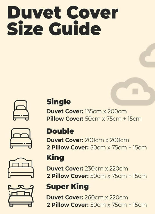 Double Duvet Cover - Plain Dyed Percale Duvet Quilt Cover Navy Solid Soft Double Bedding Duvet Cover Set with 2 Matching Pillowcases - Cream