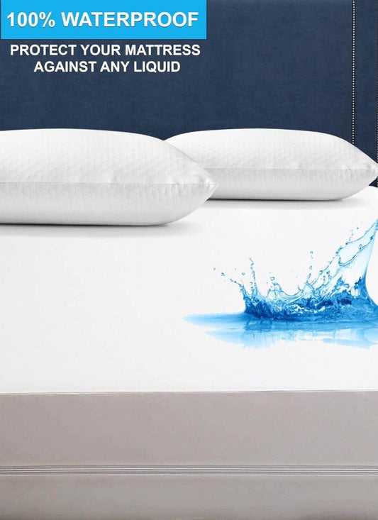 Waterproof Mattress Encasement Protector Zipped cover , Bed Bug Proof ,6 Sided Protection Bedding Matress Protector -WASHABLE