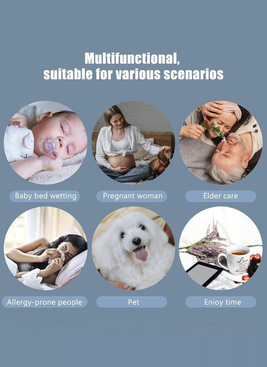 Waterproof Mattress Encasement Protector Zipped cover , Bed Bug Proof ,6 Sided Protection Bedding Matress Protector -WASHABLE