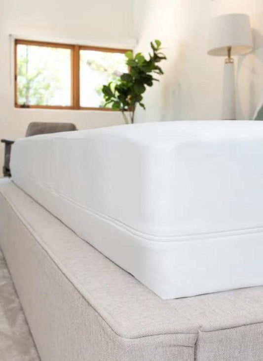 Waterproof Mattress Encasement Protector Zipped cover , Bed Bug Proof ,6 Sided Protection Bedding Matress Protector -WASHABLE
