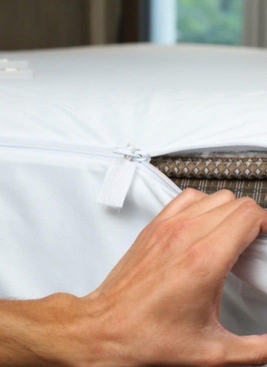 Waterproof Mattress Encasement Protector Zipped cover , Bed Bug Proof ,6 Sided Protection Bedding Matress Protector -WASHABLE