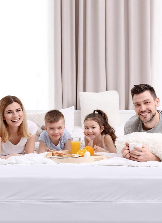 Waterproof Mattress Encasement Protector Zipped cover , Bed Bug Proof ,6 Sided Protection Bedding Matress Protector -WASHABLE