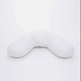 V Shaped white Pillow