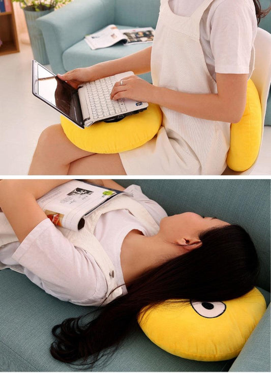 Smiley Face Emoji Cushion Pillow Plush Cushion Yellow Smiley Cushion