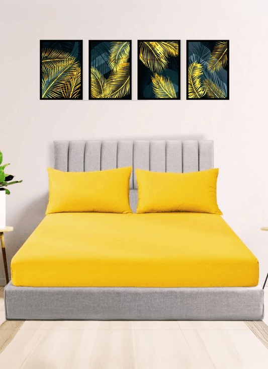 fitted yellow sheet