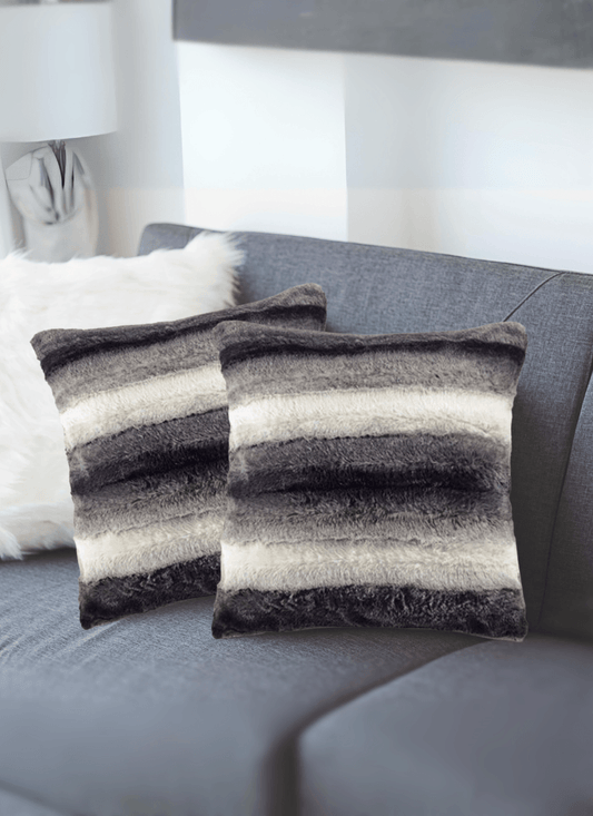 Faux Fur Rabbit Cushion Covers