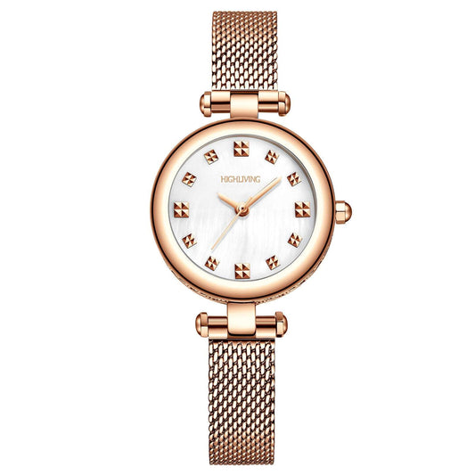 High living Women's Luxury Stainless Steel Wrist Watch