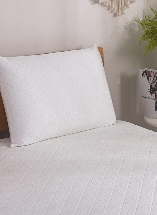 Waterproof Premium Bamboo Quilted Mattress Protector - Non Noisy Bed Bug Proof - Diamond Shape