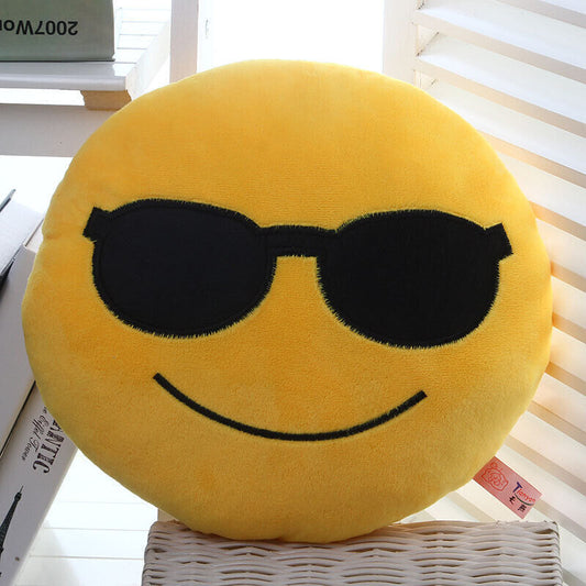 Smiley Face cushion Emoji Cushion Pillow Plush cushion Yellow SMILEY CUSHION