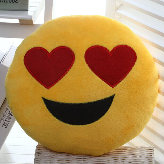 Smiley Face cushion Emoji Cushion Pillow Plush cushion Yellow SMILEY CUSHION