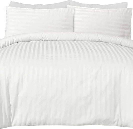 Stripe Duvet Cover & Pillow Set - 300TC 100% Egyptian Cotton Bulk Offer