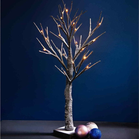 Outdoor LED Christmas Tree Warm white LED lights, snowy twig design,Indoor Outdoor flexible branches for shaping and styling Battery Operated 2ft, 5ft, 6ft
