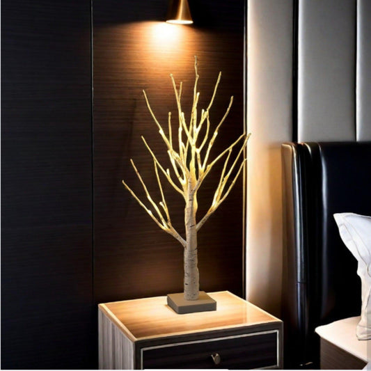 Outdoor LED Christmas Tree Warm white LED lights, snowy twig design,Indoor Outdoor flexible branches for shaping and styling Battery Operated 2ft, 5ft, 6ft