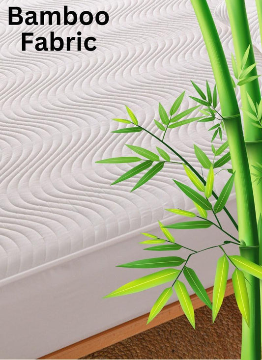Mattress Protector Silver ion Antibacterial Treated Soft Breathable Waterproof 3D Air Layer Bamboo Fabric Cover Topper Pad