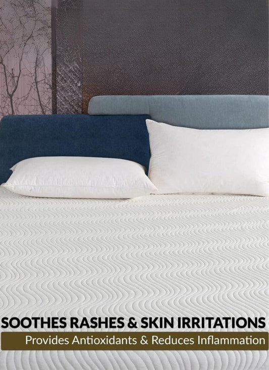 Mattress Protector Silver ion Antibacterial Treated Soft Breathable Waterproof 3D Air Layer Bamboo Fabric Cover Topper Pad