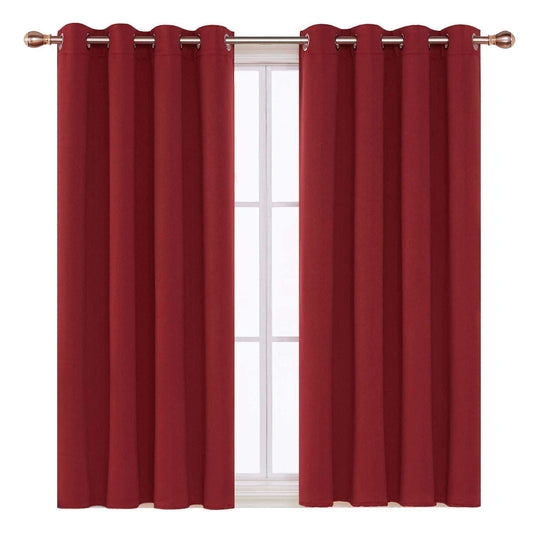 Thermal Thick Blackout Eyelet Ring Curtain - Blackout Curtains