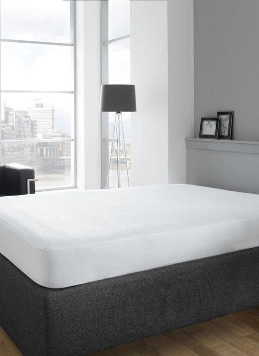 Teddy Bear Waterproof Fitted Bedsheets, TerryTowel Mattress Protector Topper Cover Non Noisy Breathable