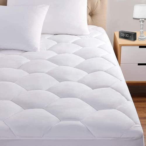 Quilted Mattress Protector Fitted Cover 30cm