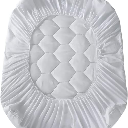 Quilted Mattress Protector Fitted Cover 30cm